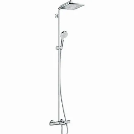 Душова система з термостатом Hansgrohe Crometta E 240 1jet Showerpipe (27298000)